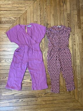 Girls size 6 Zara rompers